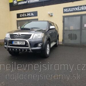 Přední ochranný nerezový rám se zuby pro Toyota Hilux 2005> (TA)