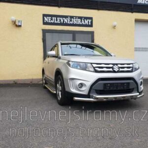 Přední ochranný nerezový rám tyč s krycím plechem pro Suzuki Vitara 2015 (TA)