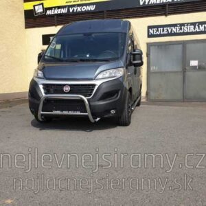 Boční ochranné nerezové nášlapy trubky s prolisy pro Citroen Jumper/Fiat Ducato/Peugeot Boxer 2014> (TA)