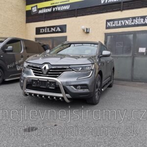 Přední ochranný nerezový rám se zuby pro Renault Koleos 2018 (TA)