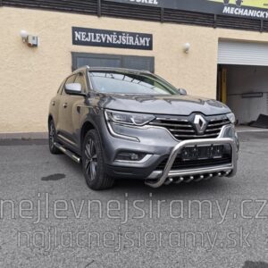 Boční ochranné nerezové nášlapy trubky s prolisy pro Renault Koleos 2018 (TA)