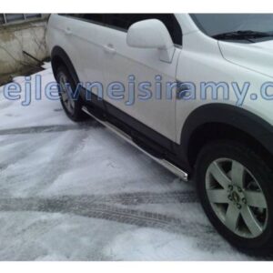 Boční nášlapy s prolisy (nerezové) pro Chevrolet Captiva