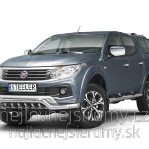 Přední ochranný nerezový rám - tyč se zuby pro Fiat Fullback/Mitsubishi L200 (ST)