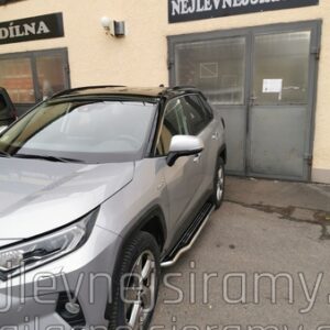 Boční ploché nerezové celonášlapy pro Toyota Rav 4 (MI)