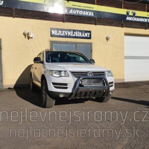 Přední ochranný nerezový rám s krycím plechem pro Volkswagen Touareg od 2007 (TA)