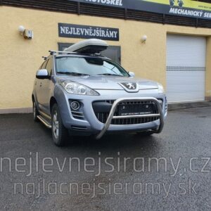 Přední ochranný nerezový rám pro Peugeot 4007 (TA)