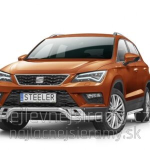 Přední ochranný nerezový rám nízký - tyč pro Seat Ateca (ST)