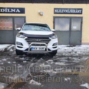 Přední ochranný nerezový rám bez textu i v černém provedení MI pro Hyundai Tucson 2019
