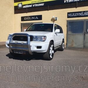 Boční ochranné nerezové celonášlapy pro Toyota Land Cruiser 100 (TA)