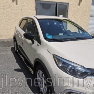 Boční nerezové nášlapy - trubky s plastovými prolisy pro Renault Captur 2018 (MI)