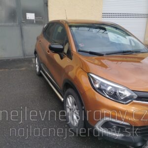 Boční nerezové nášlapy - trubky pro Renault Captur 2018 (MI)