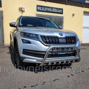 Přední ochranný nerezový rám se zuby pro Škoda Kodiaq (ST)