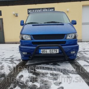 Přední černý ochranný nerezový rám pro Volkswagen Transporter T4 (TA)