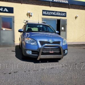 Přední ochranný nerezový rám pro Skoda Roomster (MI)