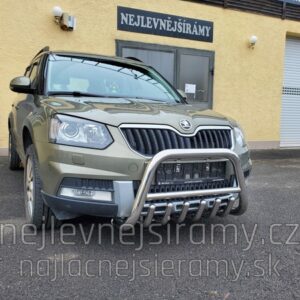 Přední ochranný nerezový rám se zuby pro Škoda Yeti (TA)