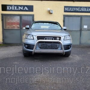 Přední ochranný nerezový rám bez textu pro Audi Q5 (kód: 186-2217) (MI)