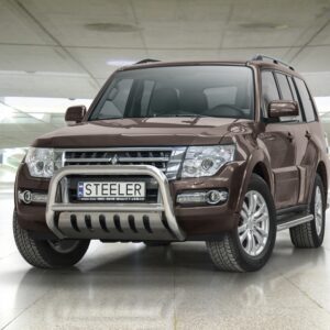 přední ochranný rám s plechem pro Mitsubishi Pajero 2007- (ST)