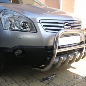 Přední ochranný nerezový rám pro Nissan Qashqai 2007-