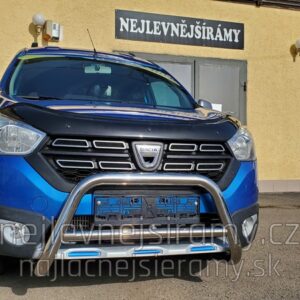 Přední ochranný nerezový rám pro Dacia Lodgy (Dokker) Stepway (TA)