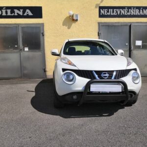 Přední ochranný nerezový rám černý pro Nissan Juke (MI)