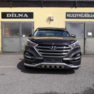 Přední ochranný nerezový rám-tyč se spodním plechem ST pro Hyundai Tucson 2015