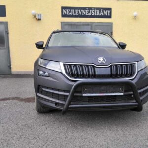 Přední ochranný nerezový rám černý pro Škoda Kodiaq (ST)