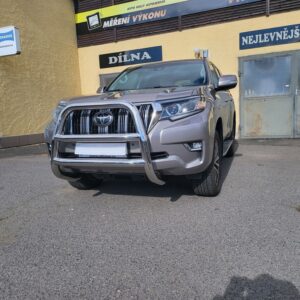Přední ochranný nerezový rám vysoký pro Toyota Land Cruiser 150 2018> (ME)