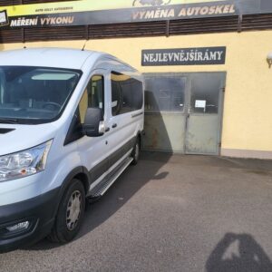 Boční ochranné celonášlapy aluminium plast pro Ford Transit 2014> (TA)