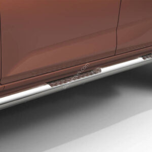 Boční ochranné nerezové nášlapy trubky s prolisy pro Isuzu D-Max 2020 (ST)