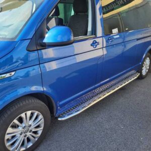 Boční ochranné nerezové celonášlapy pro Volkswagen T6 (ME)