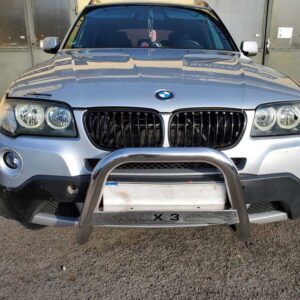 Přední ochranný nerezový rám s nápisem pro BMW X3 E83 (MI)