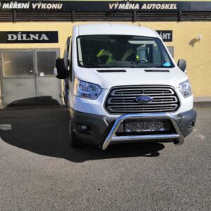 Přední ochranný nerezový rám pro Ford Transit 2014->(ST)