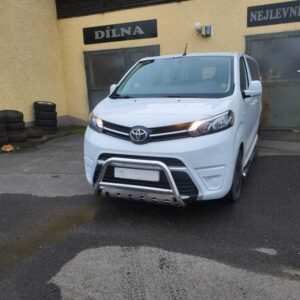ST Přední ochranný nerezový rám s plechem pro Toyota Proace 2016