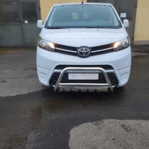 Přední ochranný nerezový rám s plechem pro Citroen Jumpy,Peugeot Expert, Toyota Proace, Fiat Scudo,Opel Vivaro 2016> (ST)