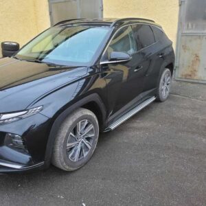 Boční ochranné nerezové nášlapy aluminium plast TA pro Hyundai Tucson 2021