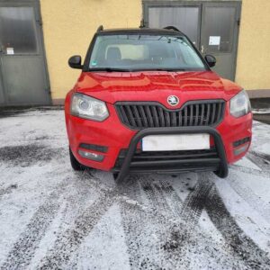 Přední ochranný nerezový rám černý pro Skoda Yeti (TA)