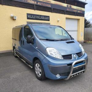 Boční ochranné nerezové nášlapy s prolisy pro Opel Vivaro/Renault Trafic/Nissan Primastar (TA)