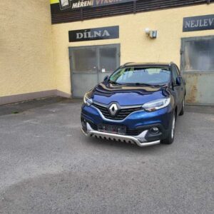 Přední ochranný nerezový rám nízký s plechem pro Renault Kadjar (ST)