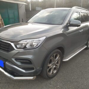 Přední ochranný nerezový rám tyč s plechem pro SsangYong Rexton 2018> (ST)