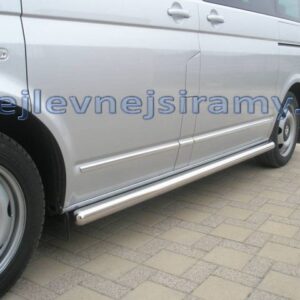 Boční ochranné nerezové nášlapy trubky pro Volkswagen T6 (TA)