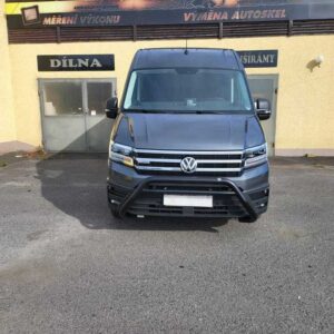 Přední ochranný nerezový rám černý pro VW Crafter Man TGE 2017 (ME)