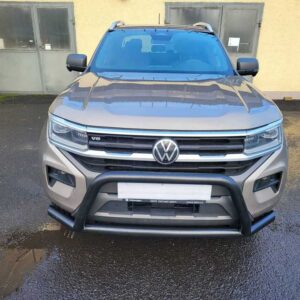 Přední ochranný nerezový rám do stran černý pro Volkswagen Amarok 2023>Ford Ranger 2023>(TA)