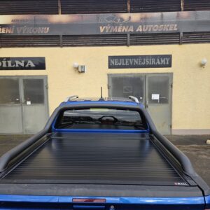 Hliníková roleta korby s velkým černým rámem pro Volkswagen Amarok 2023>Ford Ranger 2023>(TA)