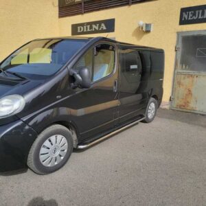 Boční ochranné nerezové celonášlapy aluminium plast pro Opel Vivaro (TA)