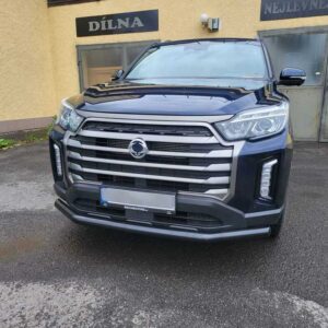 Přední ochranný nerezový rám tyč černá pro SsangYong Musso 2021> (TA)