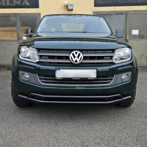 Přední ochranný nerezový rám dvojitá tyč černá pro Volkswagen Amarok 2010>2015> (TA)