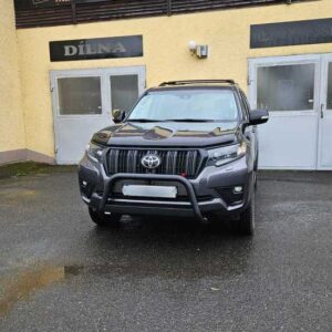 Přední ochranný nerezový rám černý pro Toyota Land Cruiser 150 2018> (MI)