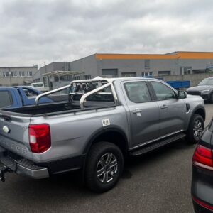 Zadní rám na korbu přizpůsobený na naviják a přídavná světla pro Volkswagen Amarok 2023>Ford Ranger 2023> (TA)