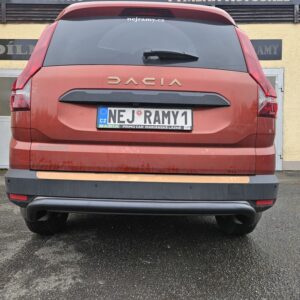 Zadní ochranný nerezový rám černý pro Dacia Jogger 2021>(TA)
