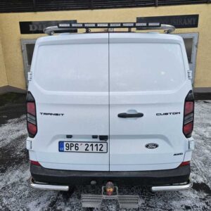 Zadní ochranné nerezové rohy pro Ford Custom 2023 (TA)